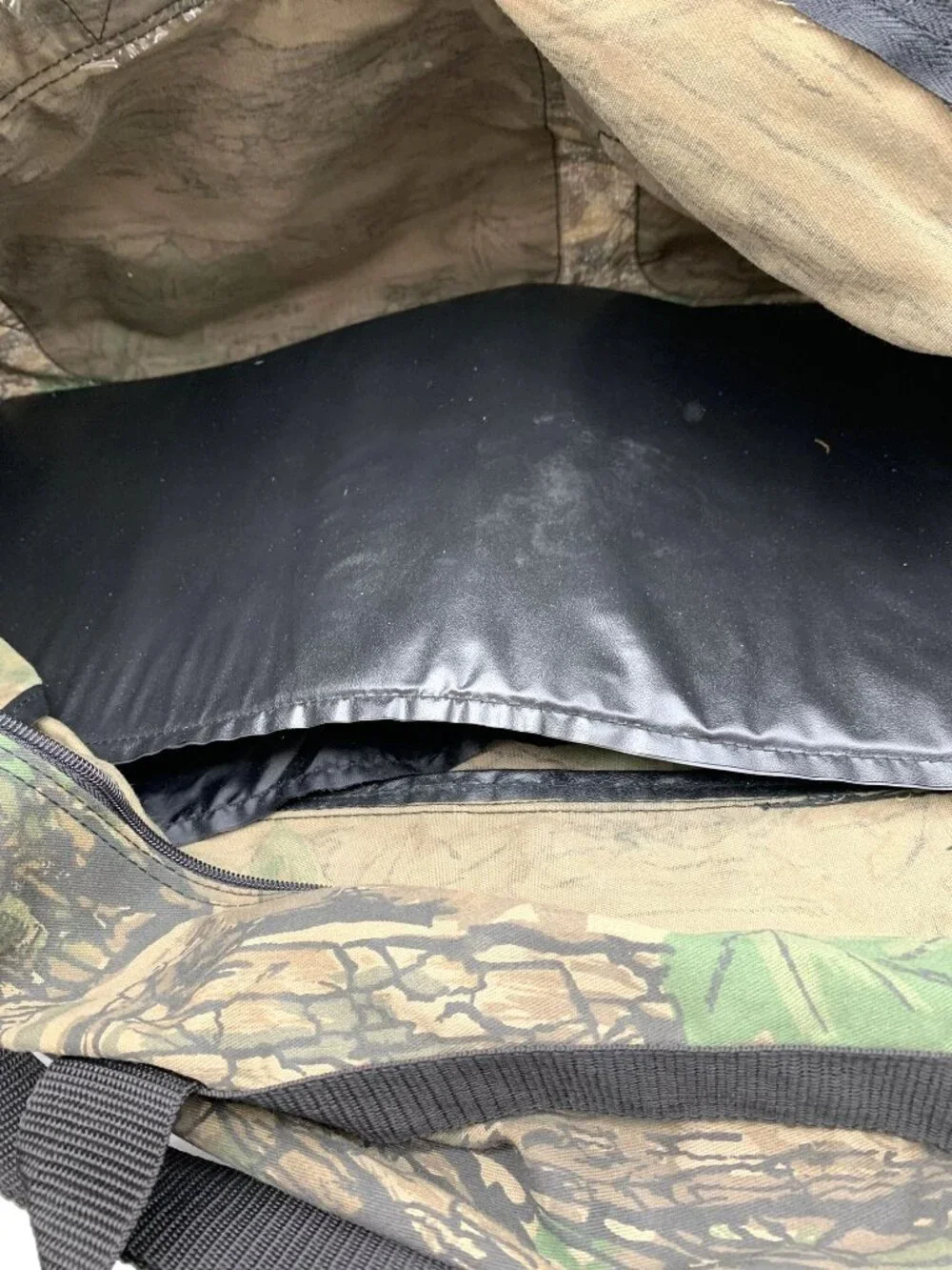 Conceal Camouflage Duffel Bag Adjustable Strap Multiple Pockets Trebark Pattern